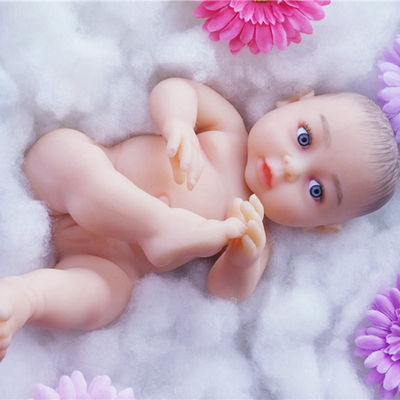 Gerçekçi Yeniden Doğmuş Kız 39cm Çocuk Oyuncak Bebekler El Boyalı Saç