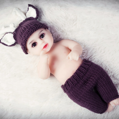Yükseklik 46cm 18 İnç Yeniden Doğmuş Kız Bebek Bebek Süper Yumuşak Mini Çocuk Oyuncak